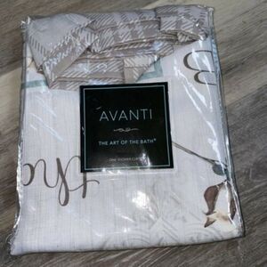 Avanti The Art Of Bath Our Nest Multicolor Shower Curtain 100% Polyester 72x72in